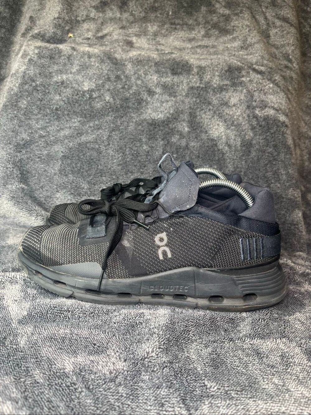 On Running Cloudnova All Black Men's Size 9.5 Sneakers
